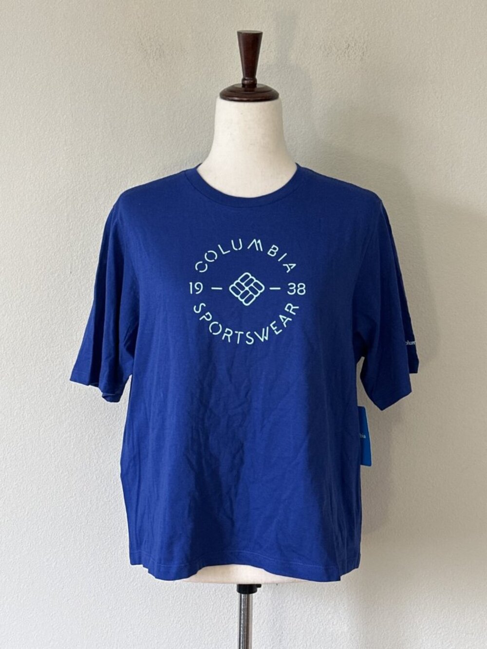 Columbia Mujer Talla M Mangas Cortas Cuello Redondo North Cascades Camiseta Rela
